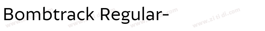 Bombtrack Regular字体转换